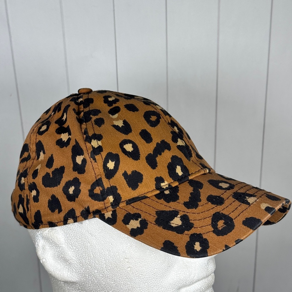 Leopard Cheetah Animal Print‎ Brown Ball Cap Sassy Sporty Casual Womens Hat